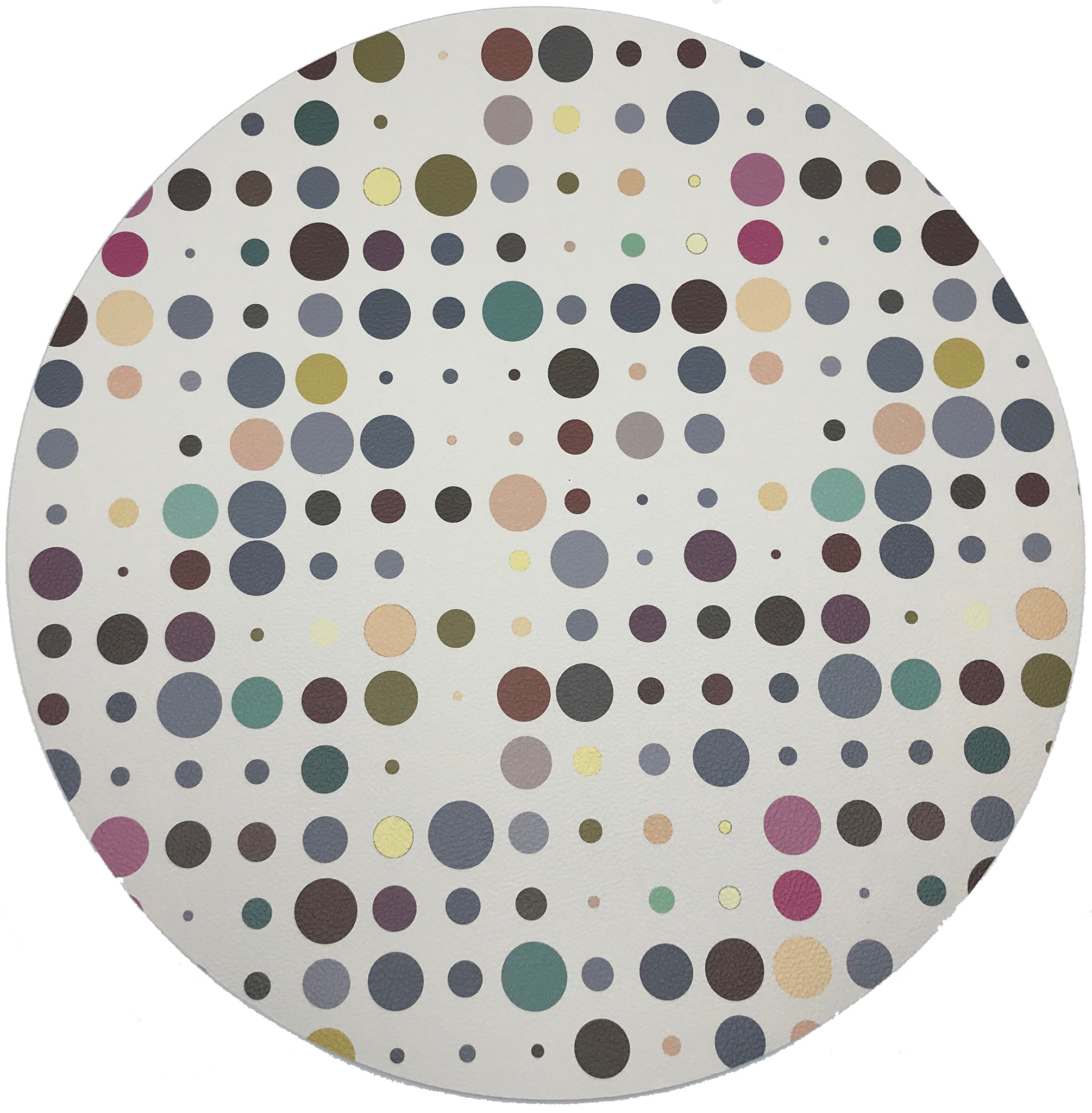 Mod Confetti Sophisticate 16" Round Pebble Placemats, Set Of 4 - nicolettemayer.com