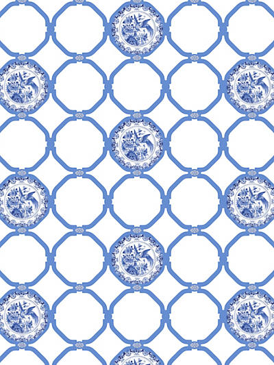 Eternity Blue Fabric - nicolettemayer.com