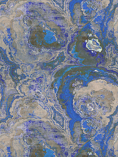 Agate Sodalite Wallpaper, Per Yard - nicolettemayer.com