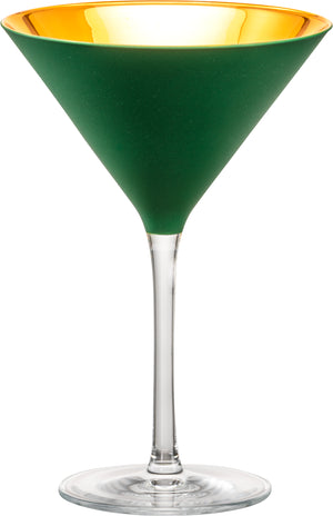 ORO24k Martini Crystal 24k Glass, Set of 2
