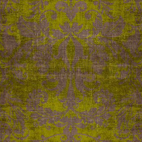 Palace Damask Chartreuse Wallpaper, Per Yard - nicolettemayer.com