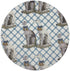 Regal Greyhound Wyeth 16" Round Pebble Placemats, Set Of 4 - nicolettemayer.com