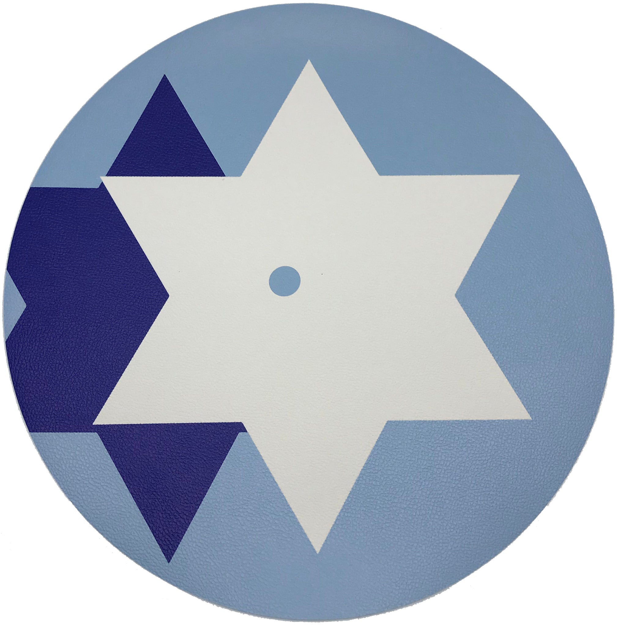 Star Of David 16" Round Pebble Placemats, Set Of 4 - nicolettemayer.com