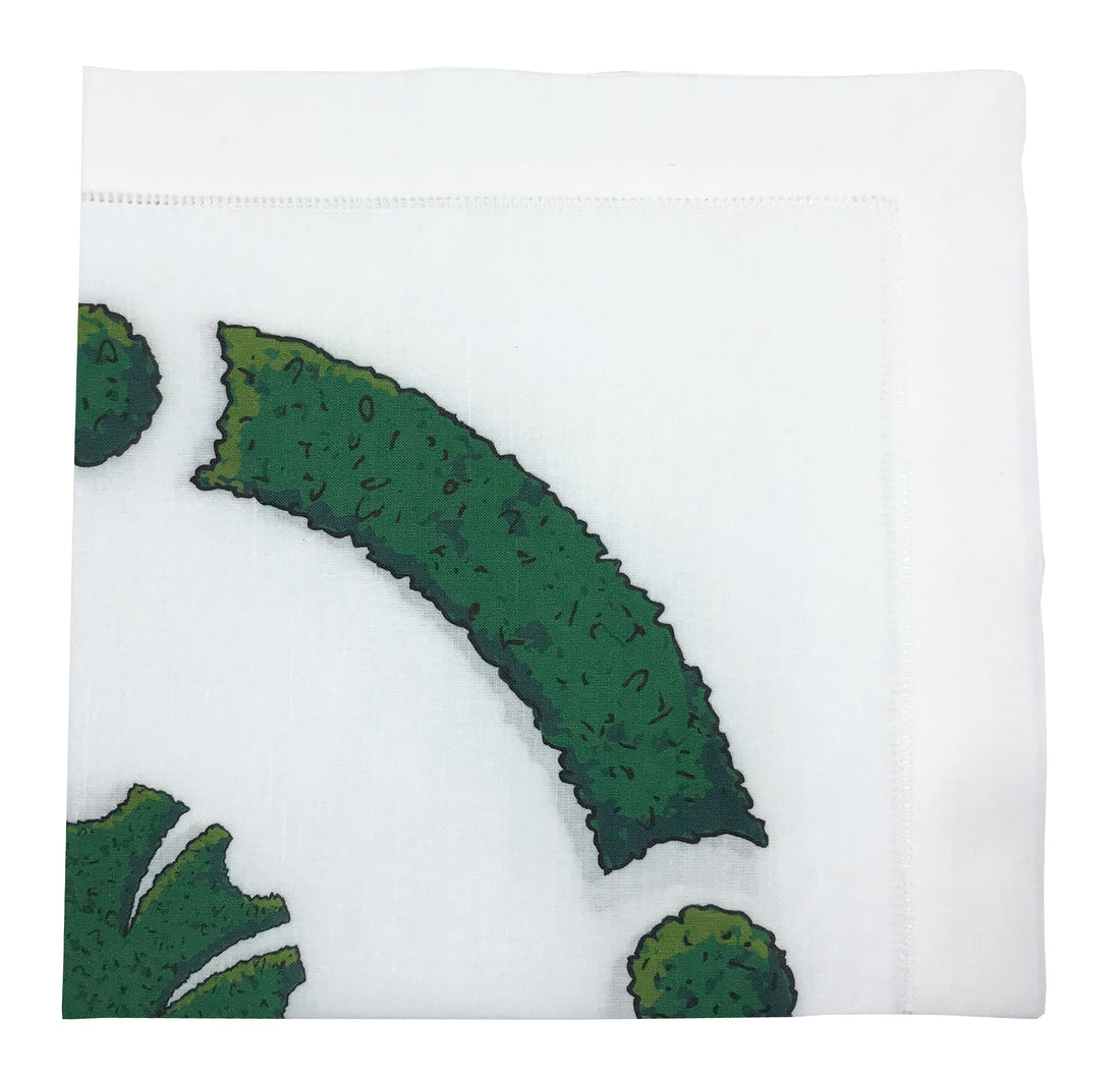 TIMOTHY CORRIGAN PARTERRE GARDEN 22&quot;X22&quot; HEMSTITCH DINNER NAPKIN, SET OF 4 - nicolettemayer.com