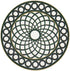 Timothy Corrigan Treillage Green 16" Round Pebble Placemats, Set Of 4 - nicolettemayer.com