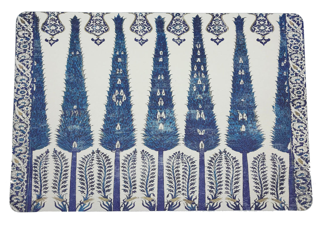 Topkapi Garden Classic 17.5&quot; Rectangle Pebble Placemats, Set Of 4 - nicolettemayer.com