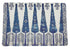 Topkapi Garden Classic 17.5" Rectangle Pebble Placemats, Set Of 4 - nicolettemayer.com