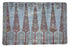 Topkapi Garden Turquoise Red 17.5" Rectangle Pebble Placemats, Set Of 4 - nicolettemayer.com