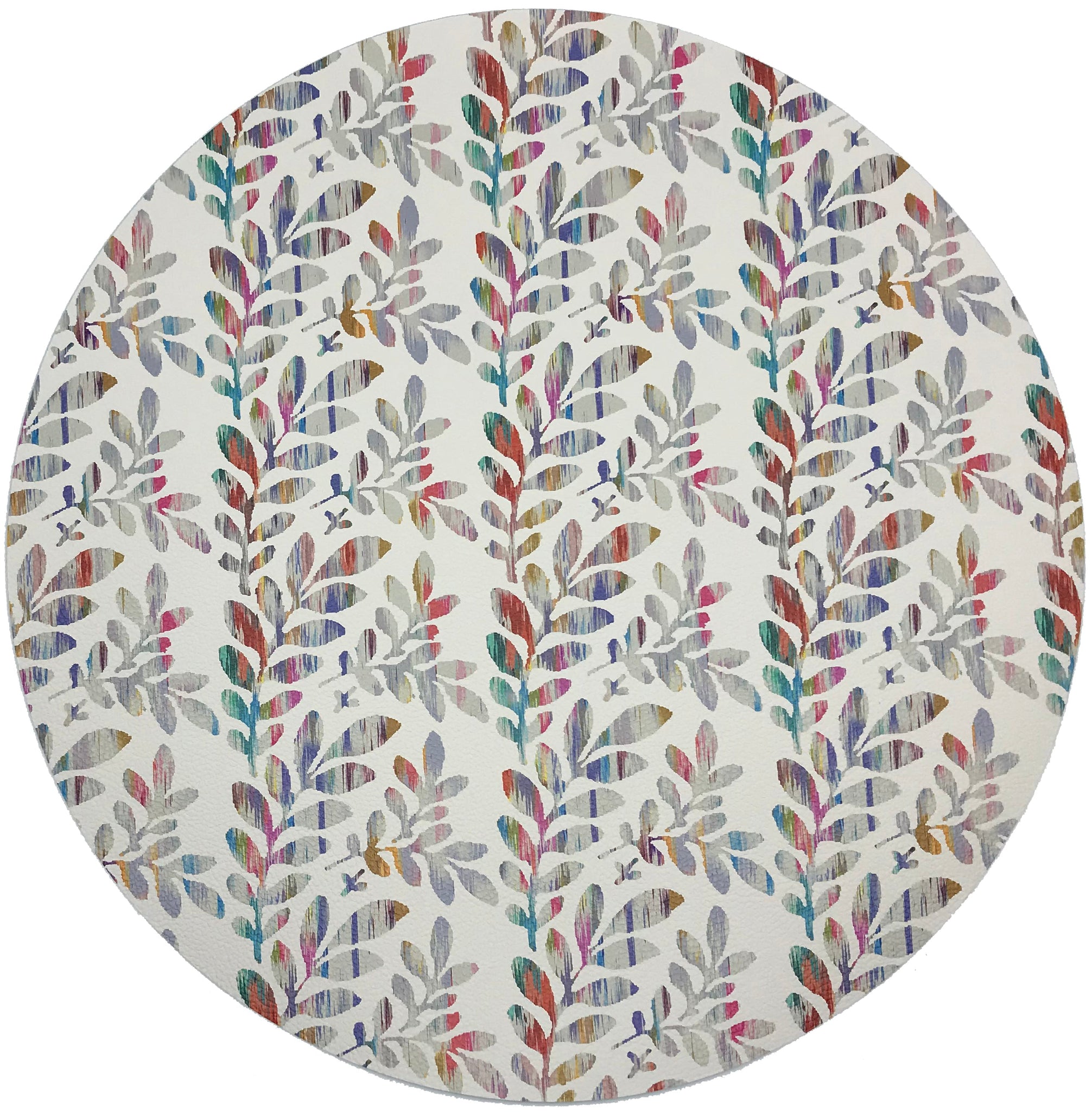 TUILERIES CHAMPAGNE 16" ROUND PEBBLE PLACEMAT, SET OF 4 - nicolettemayer.com