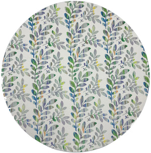 TUILERIES VERDURE 16" ROUND PEBBLE PLACEMAT, SET OF 4 - nicolettemayer.com