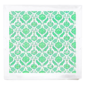 Tulipia Green 18X18 Acrylic Tray