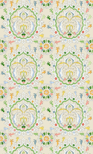 Udaipur Lynx @Hom Peel and Stick Wallpaper, Double Roll, 26" x 288", 48 sq ft