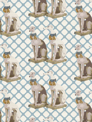Regal Greyhound Wyeth Wallpaper, Per Yard - nicolettemayer.com