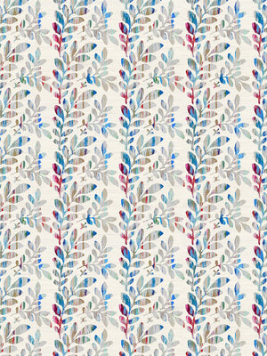 Tuileries French Blue Wallpaper, Per Yard - nicolettemayer.com