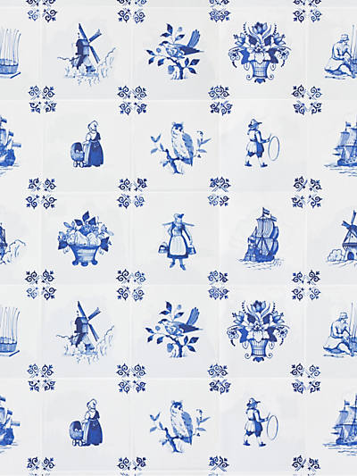 Tile Play Non-Woven Wallpaper - nicolettemayer.com