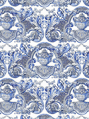 William & Mary Blue Wallpaper - nicolettemayer.com