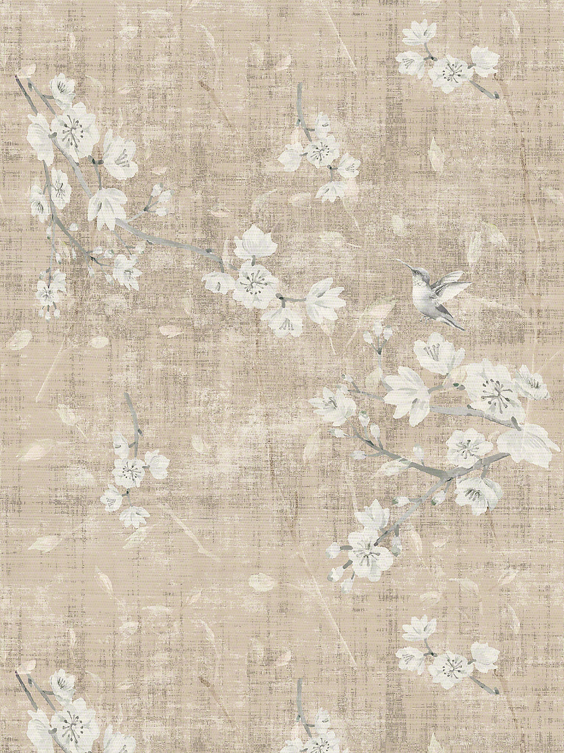 Blossom Fantasia French Gray Wallpaper, Per Yard - nicolettemayer.com