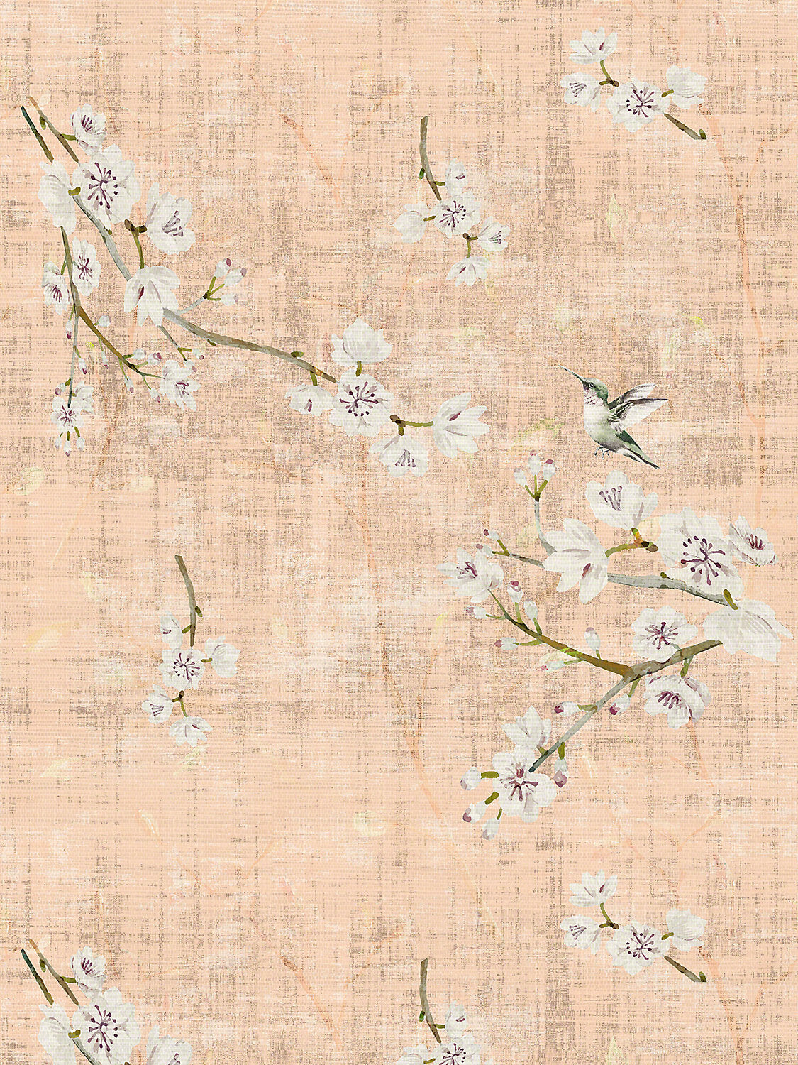 Blossom Fantasia Romance Wallpaper, Per Yard - nicolettemayer.com