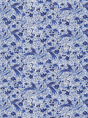 Inspiration Blue Non-Woven Wallpaper - nicolettemayer.com