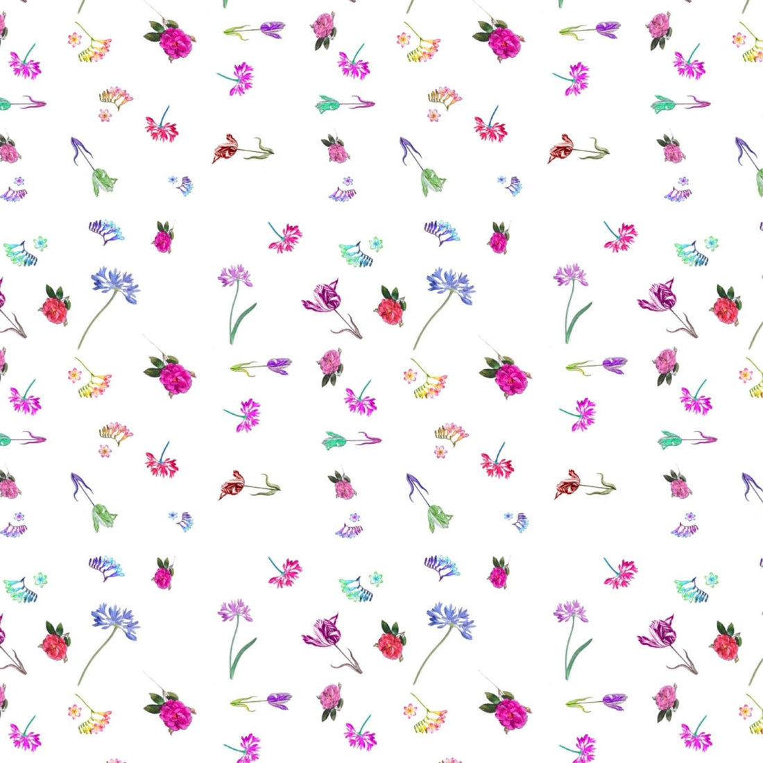 Pistals Scattered Fabric - nicolettemayer.com
