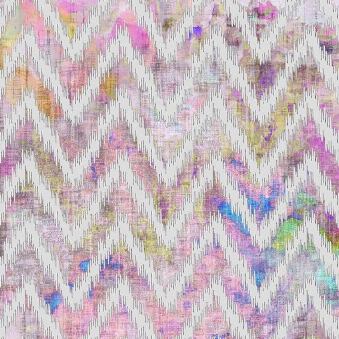 Chevron Fressia Wallpaper, Per Yard - nicolettemayer.com